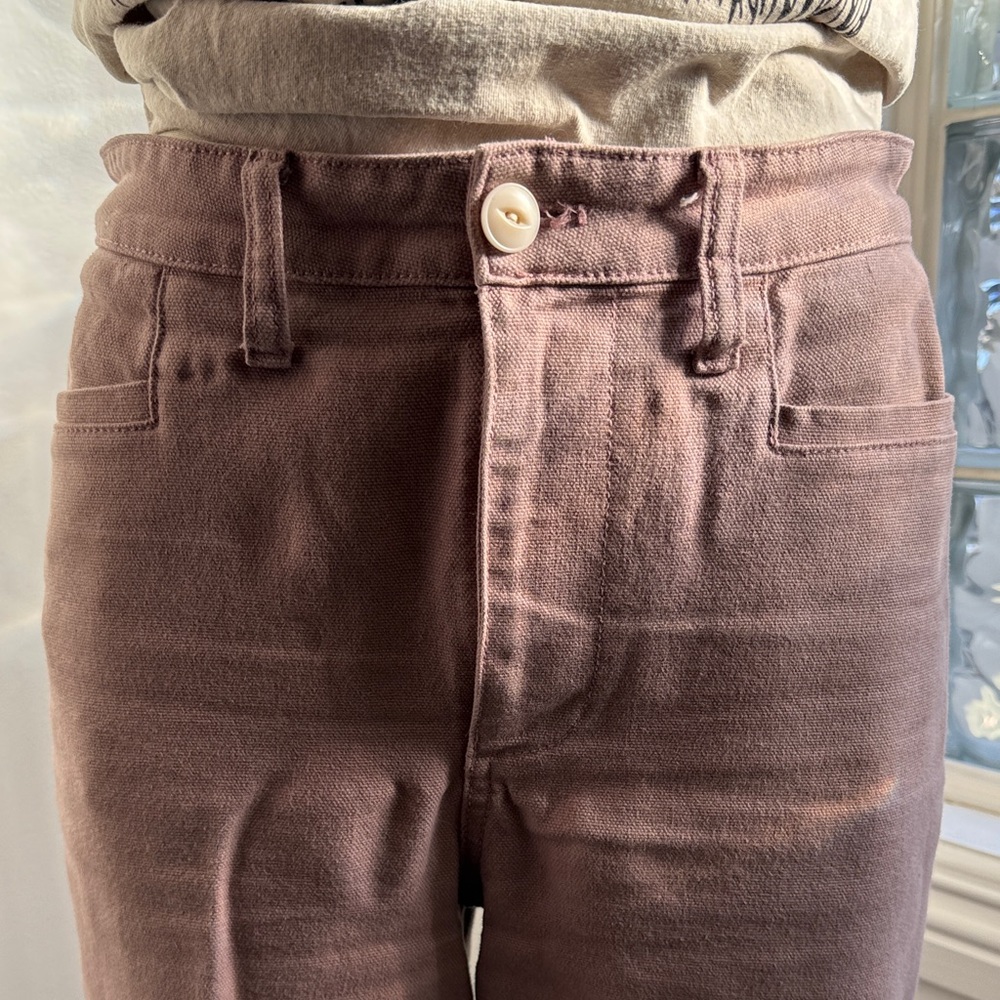 Madewell Dusty Rose Pink Straight Leg Pants